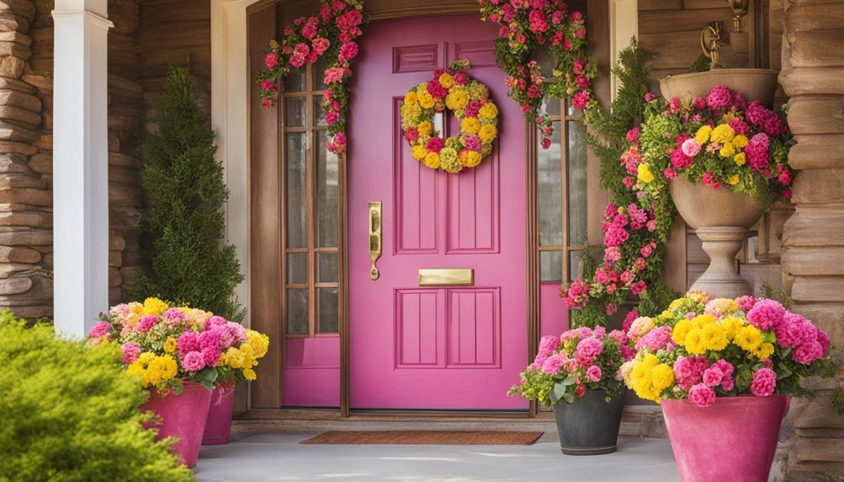 DIY Front Door Wreaths for Spring